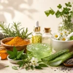 محصولات گیاهی برای پوست