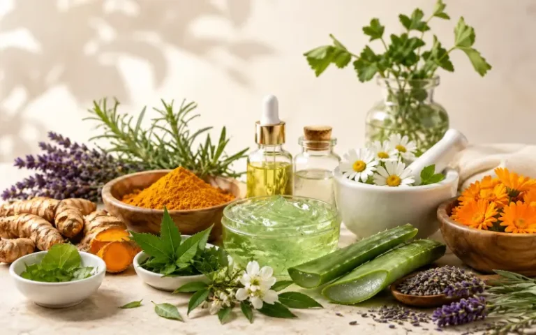 محصولات گیاهی برای پوست